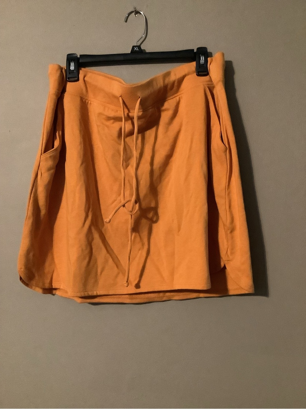 Nine West Orange Drawstring Mini Skirt size xxl
